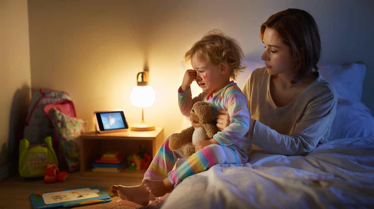 Dlaczego twoje dziecko płacze bez powodu przed snem i sygnał który rodzice mylą ze zmęczeniem a to coś innego