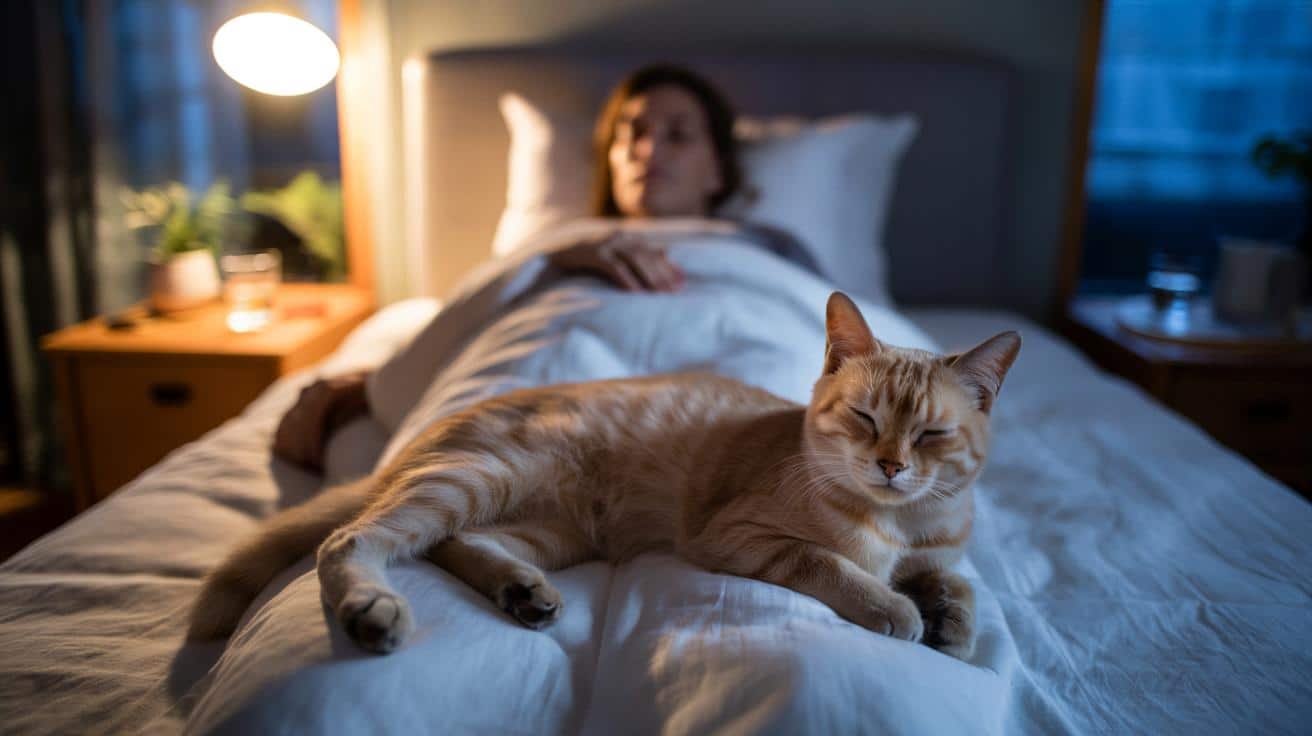 Dlaczego twój kot śpi na twoich nogach i co to zachowanie mówi o jego stosunku do ciebie według zoopsychologów