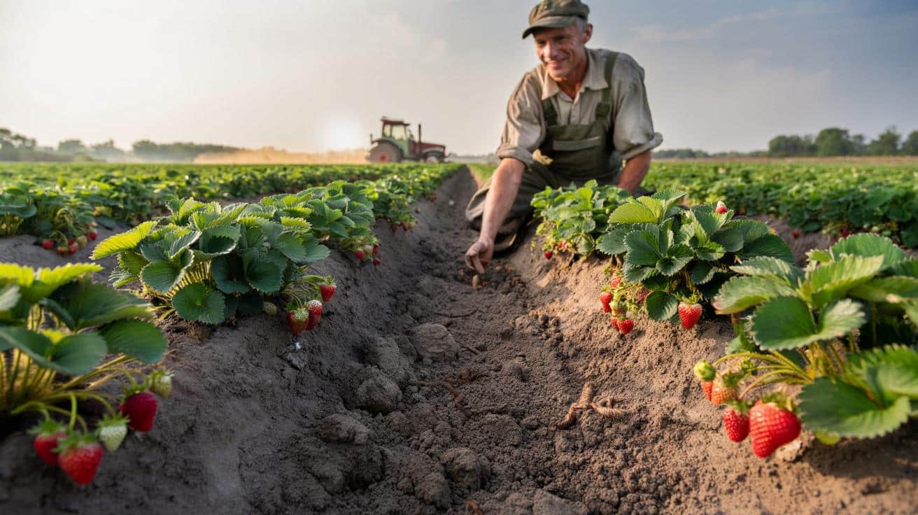 Producenci z Mazowsza zdradzają, jak przygotować glebę pod sadzonki truskawek sadzone w sierpniu, aby już w maju owocowały obficie i dały nawet podwojony plon