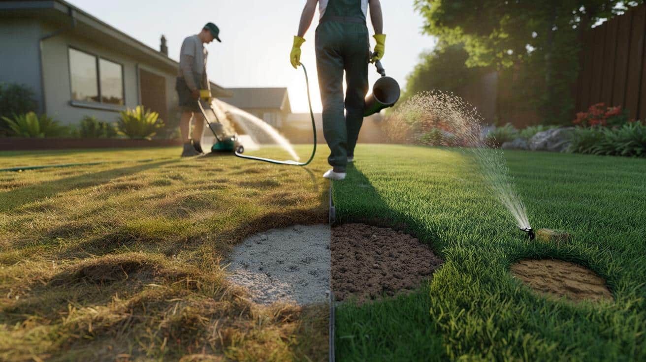 Dlaczego twój trawnik jest żółty mimo podlewania i profesjonalny sekret ogrodników który zmienia go w tydzień