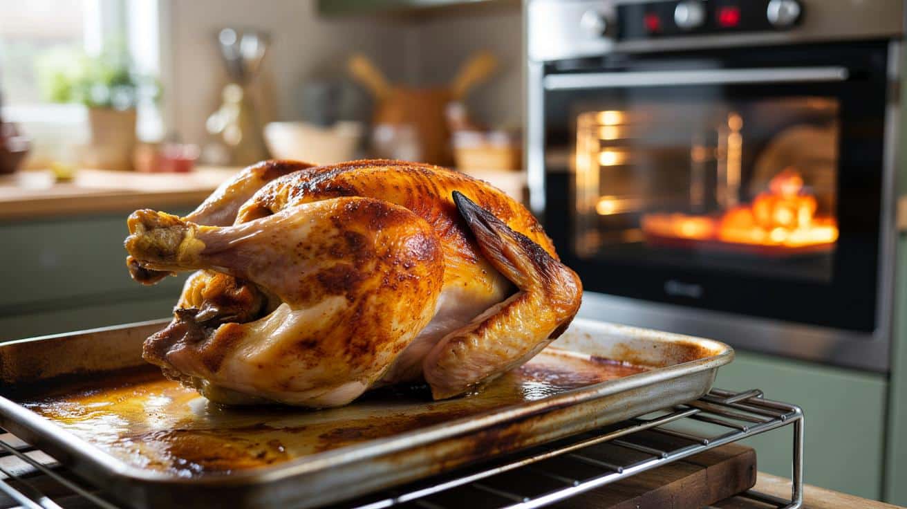 Sekret chrupiącej skórki na kurczaku z piekarnika — błąd temperatury, który popełnia 9 na 10 osób