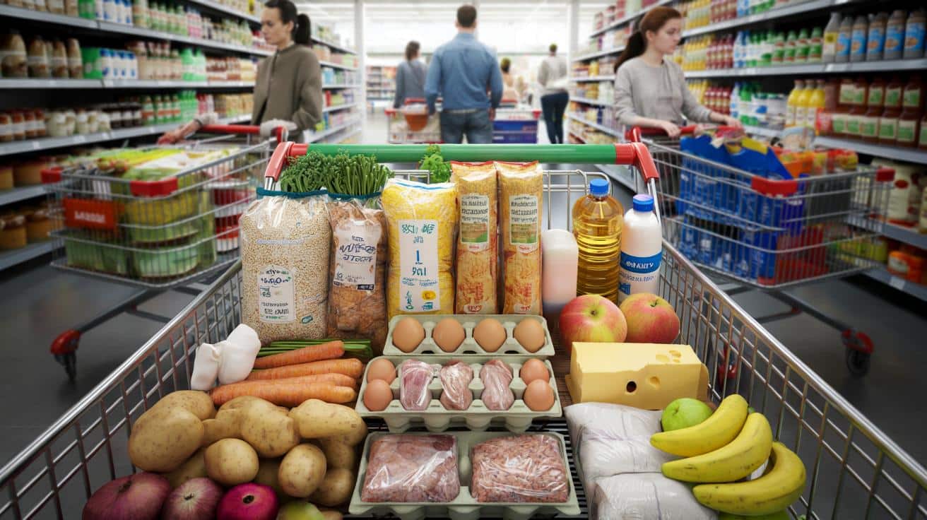 Jak zrobić zakupy spożywcze na tydzień dla 4 osób za mniej niż 200 zł bez promocji