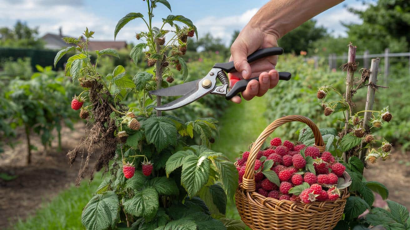 Dlaczego maliny w ogrodzie z roku na rok owocują słabiej i który błąd w przycinaniu najczęściej odpowiada za spadek plonów