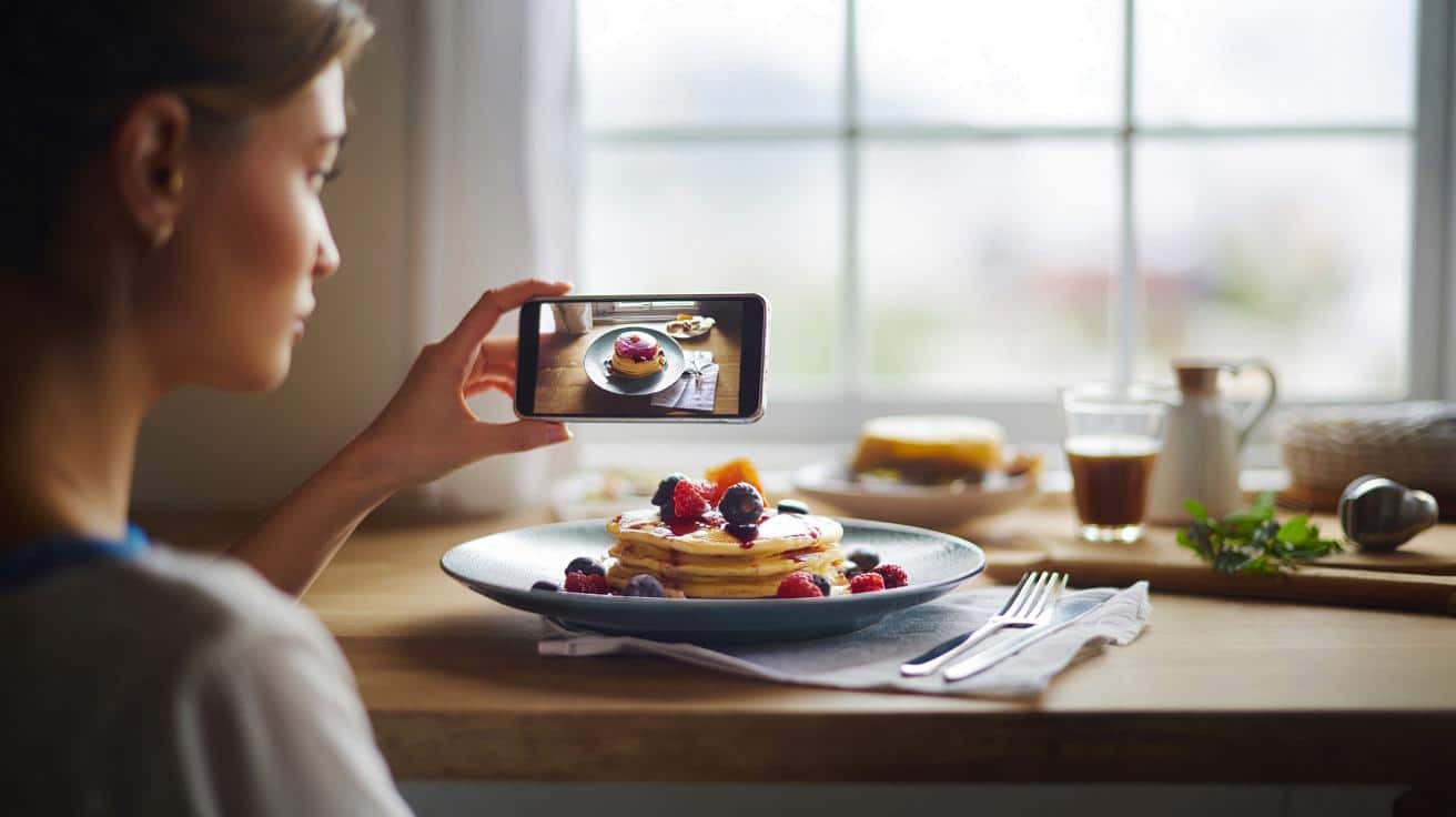 Ta technika fotografowania jedzenia telefonem stosowana przez food bloggerów daje efekt profesjonalnego studia zdjęciowego