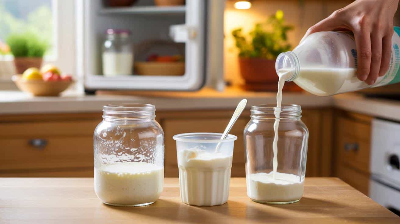 Ten przepis na domowy kefir z jednego kubka jogurtu naturalnego daje nieskończony zapas bez kupowania startera