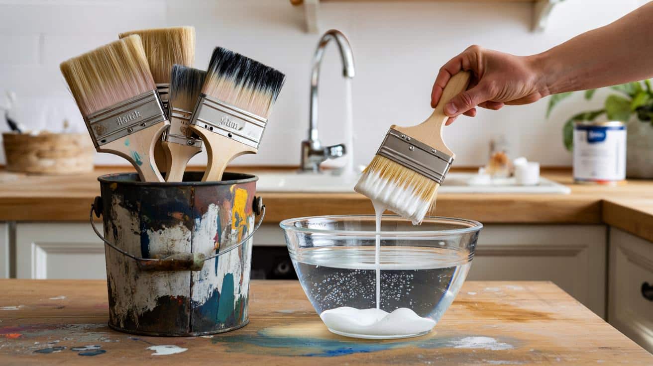 Ten sposób na zaschnięte pędzle malarskie których nie używałeś rok sprawia że wyglądają jak nowe w 10 minut