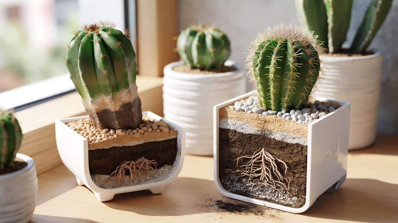 Dlaczego twoje kaktusy gniją mimo minimalnego podlewania i błąd w doniczce który zabija je od korzeni powoli