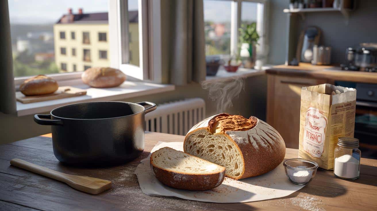 Ta technika wypieku chleba bez wyrabiania opracowana przez nowojorskiego piekarza podbija polskie domy od roku