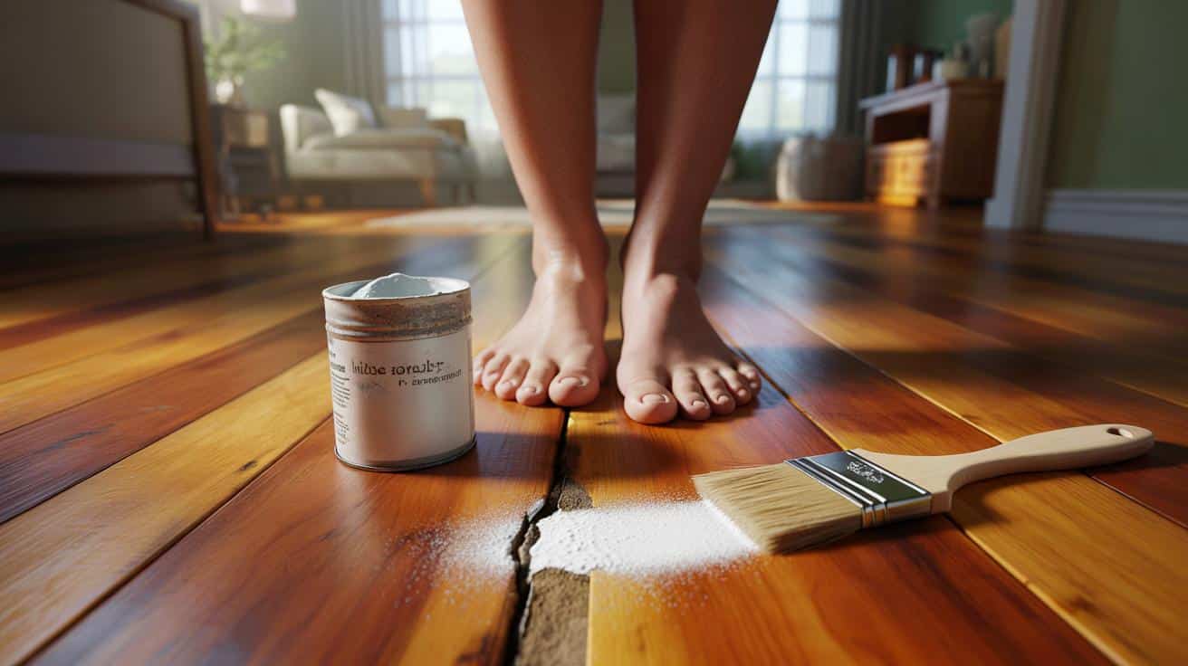 Ten sposób na skrzypienie podłogi drewnianej działa bez wymiany desek i bez klejów i zajmuje dosłownie 5 minut