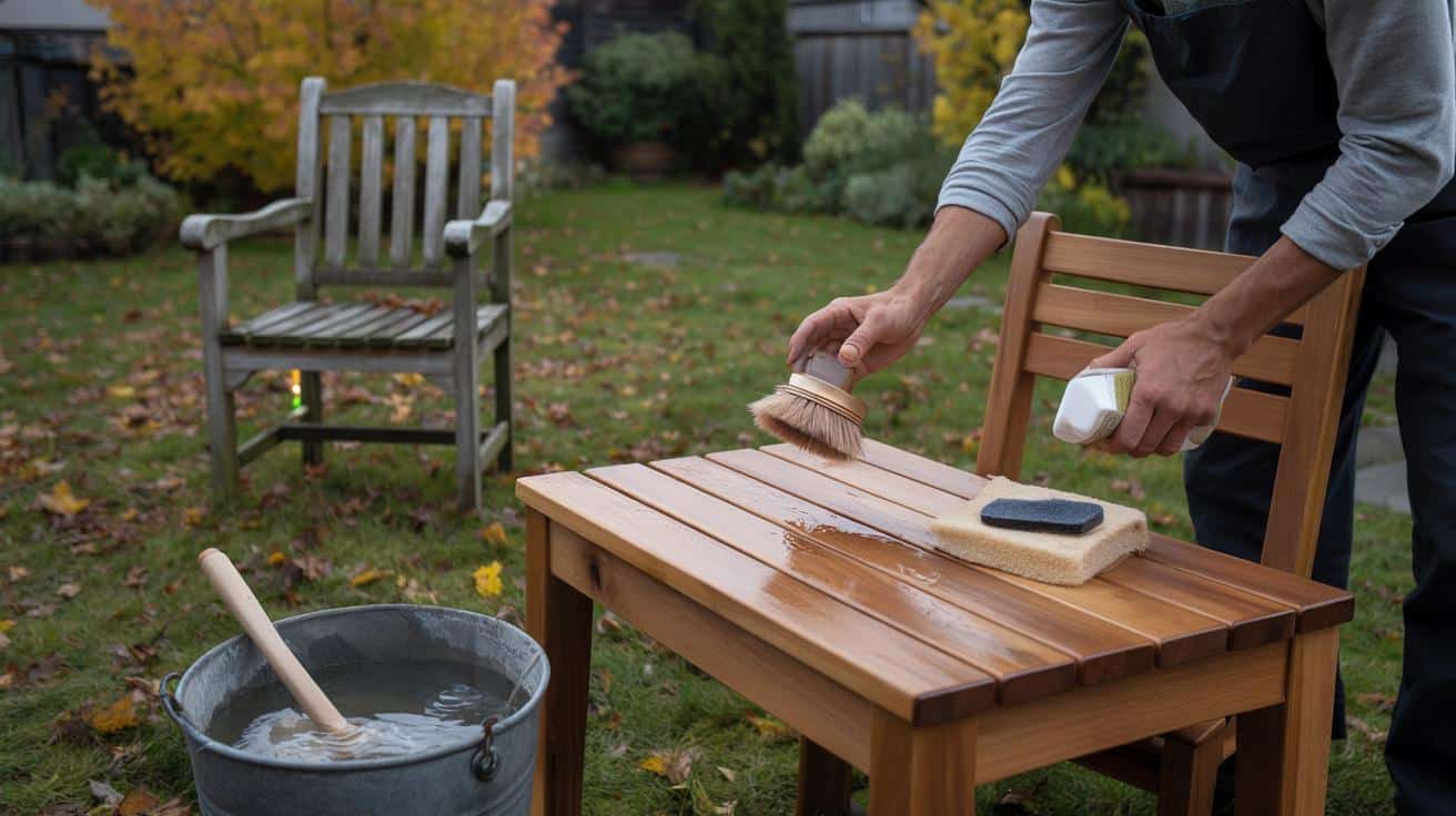 Ta technika konserwacji drewnianych mebli ogrodowych na zimę sprawia że wyglądają jak nowe przez piętnaście lat