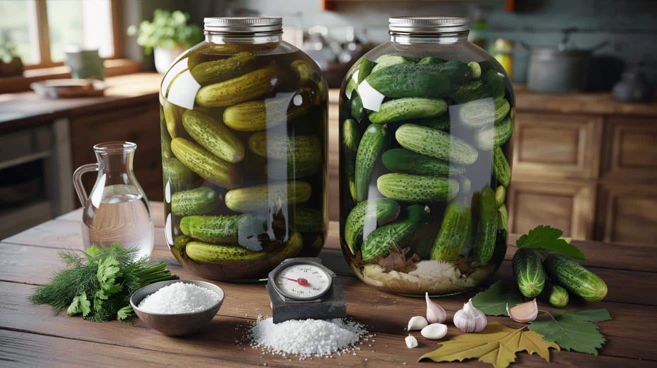 Dlaczego twoje ogórki kiszone są zbyt miękkie i ilość soli która sprawia że są twarde jak u najlepszych babć