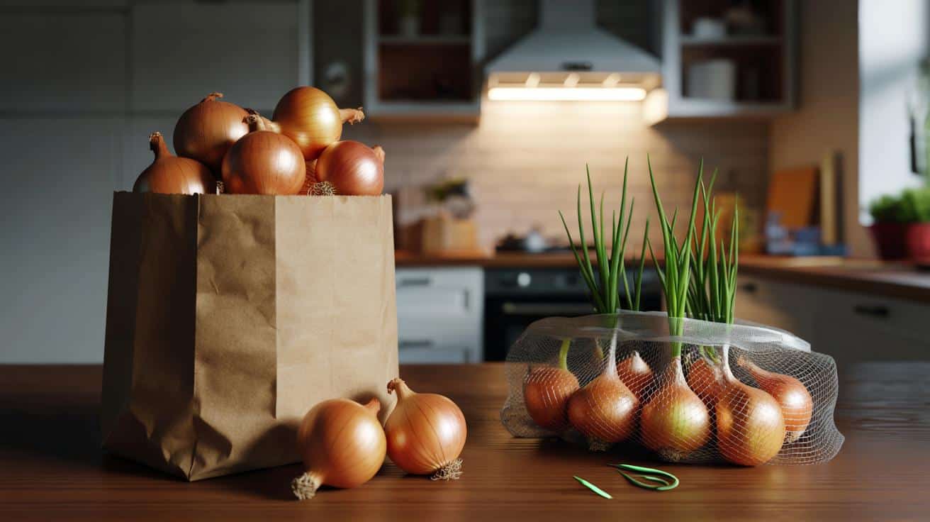 Dlaczego warto przechowywać cebulę w papierowej torbie aby nie kiełkowała