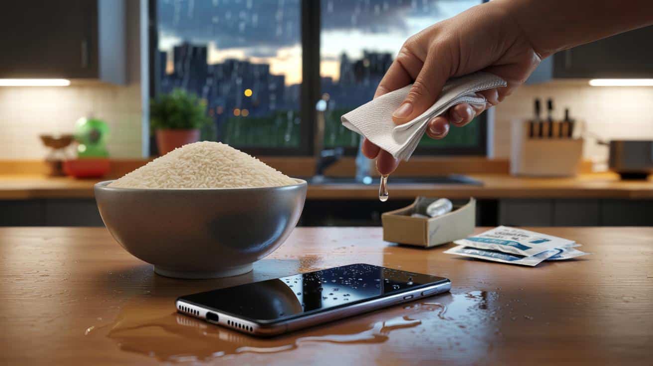 Dlaczego warto wkładać telefon do miski z ryżem inaczej