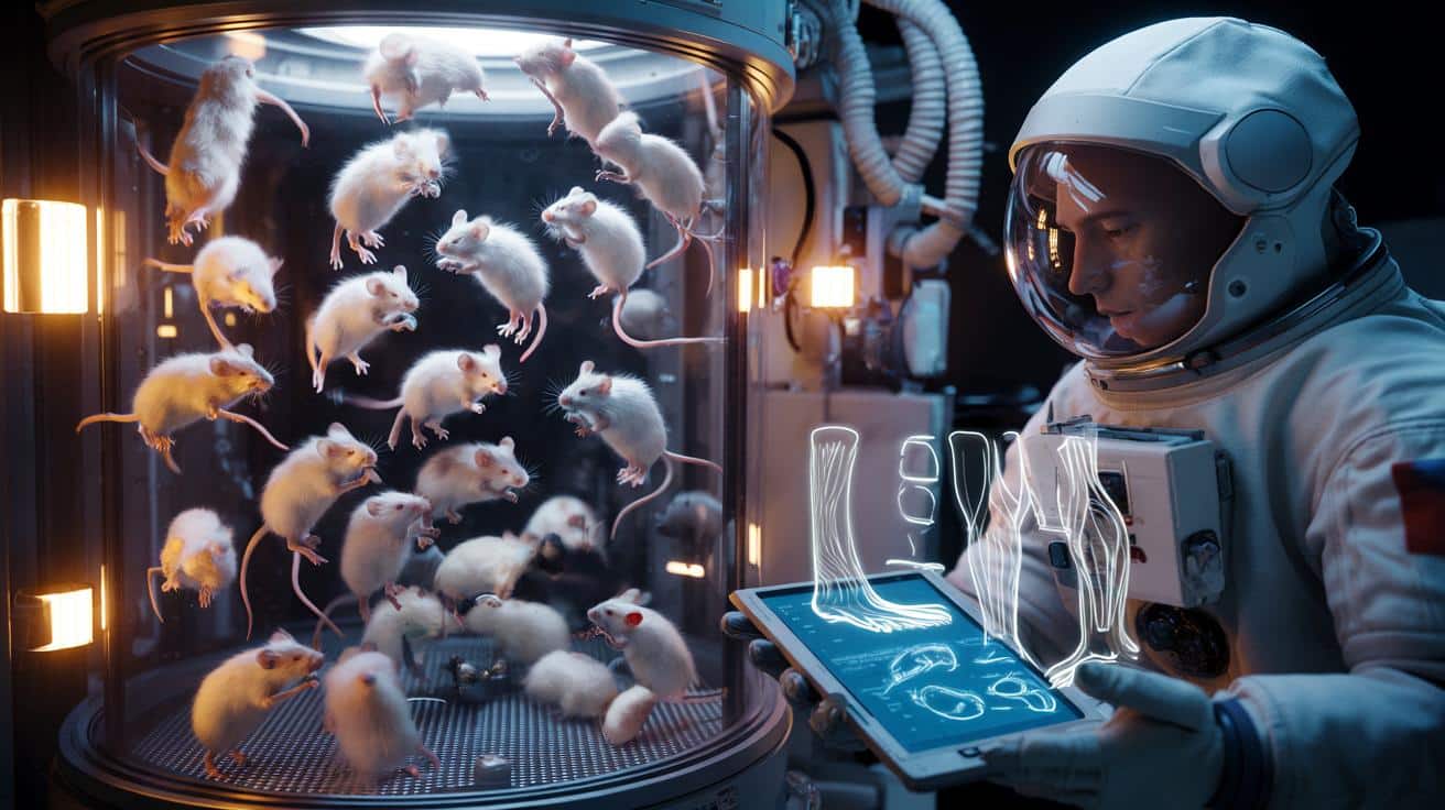 24 myszy na orbicie. Naukowcy ujawniają, co gubi nasze mięśnie w kosmosie