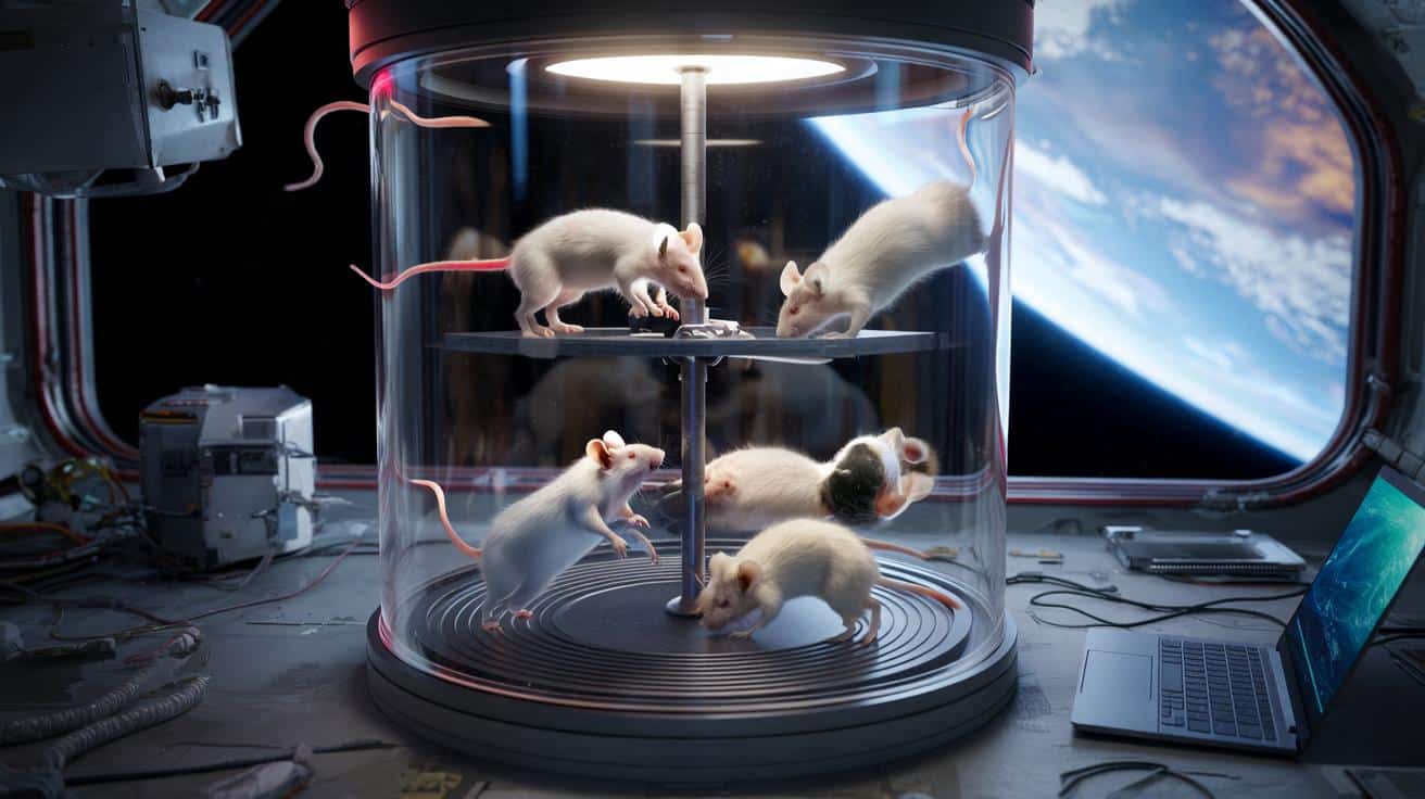 24 myszy na orbicie pokazały, kiedy mięśnie zaczynają słabnąć w kosmosie