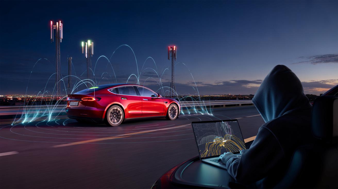 4G jako furtka dla hakera? Jak atak na sieć zagraża Teslom