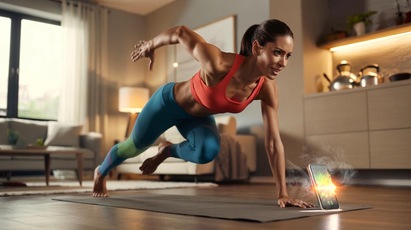 6‑minutowy cardio challenge w domu: szybki trening na całe ciało