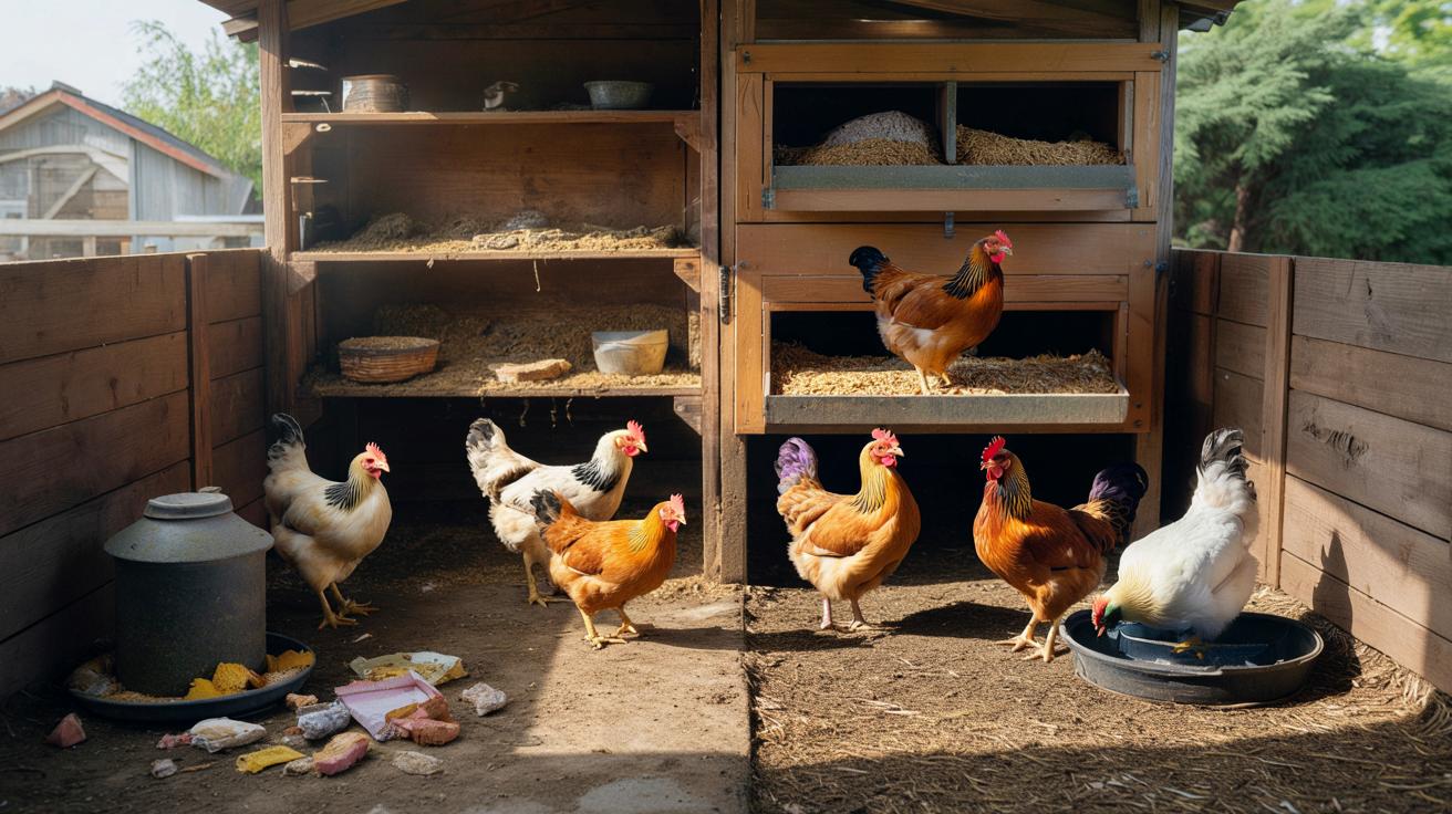 7 codziennych błędów w kurniku, przez które kury przestają nieść jajka