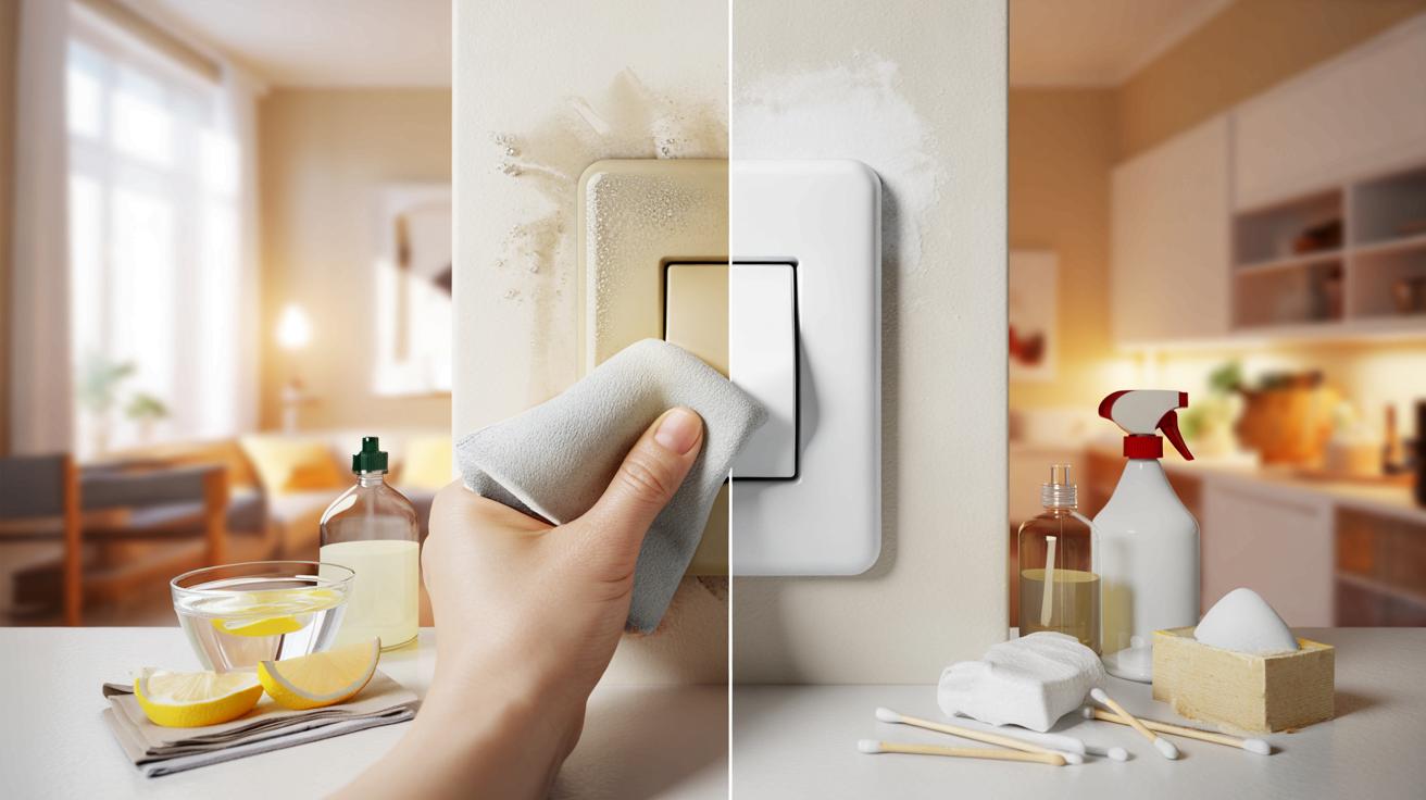 7 domowych trików na brudne włączniki światła. Będą jak nowe