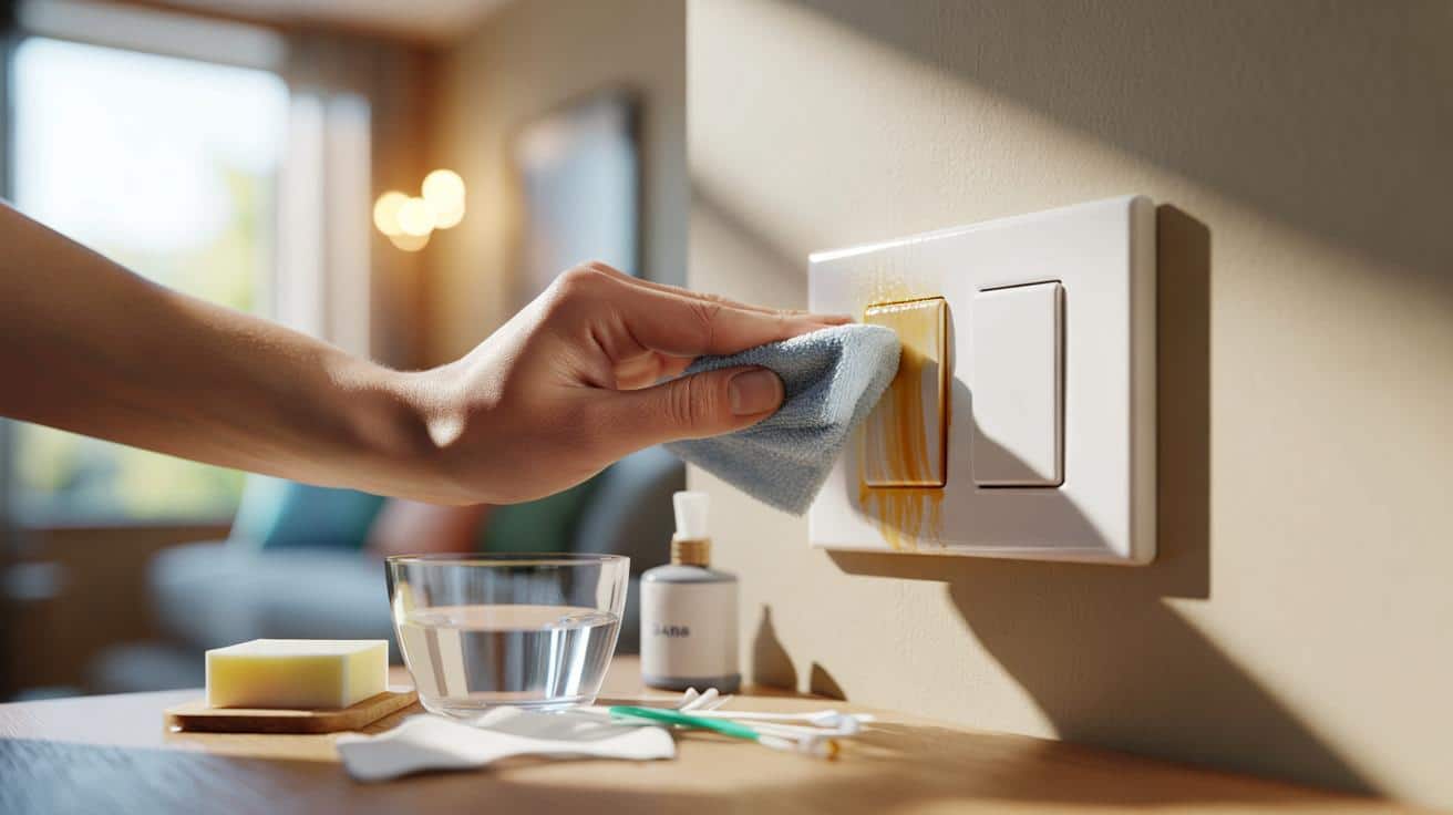 7 domowych trików na wyczyszczenie włączników światła jak nowych