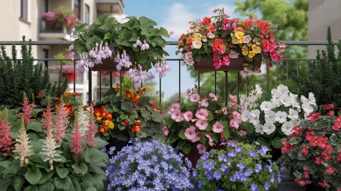 7 kwitnących hitów do cienistego balkonu, które rozjaśnią lato