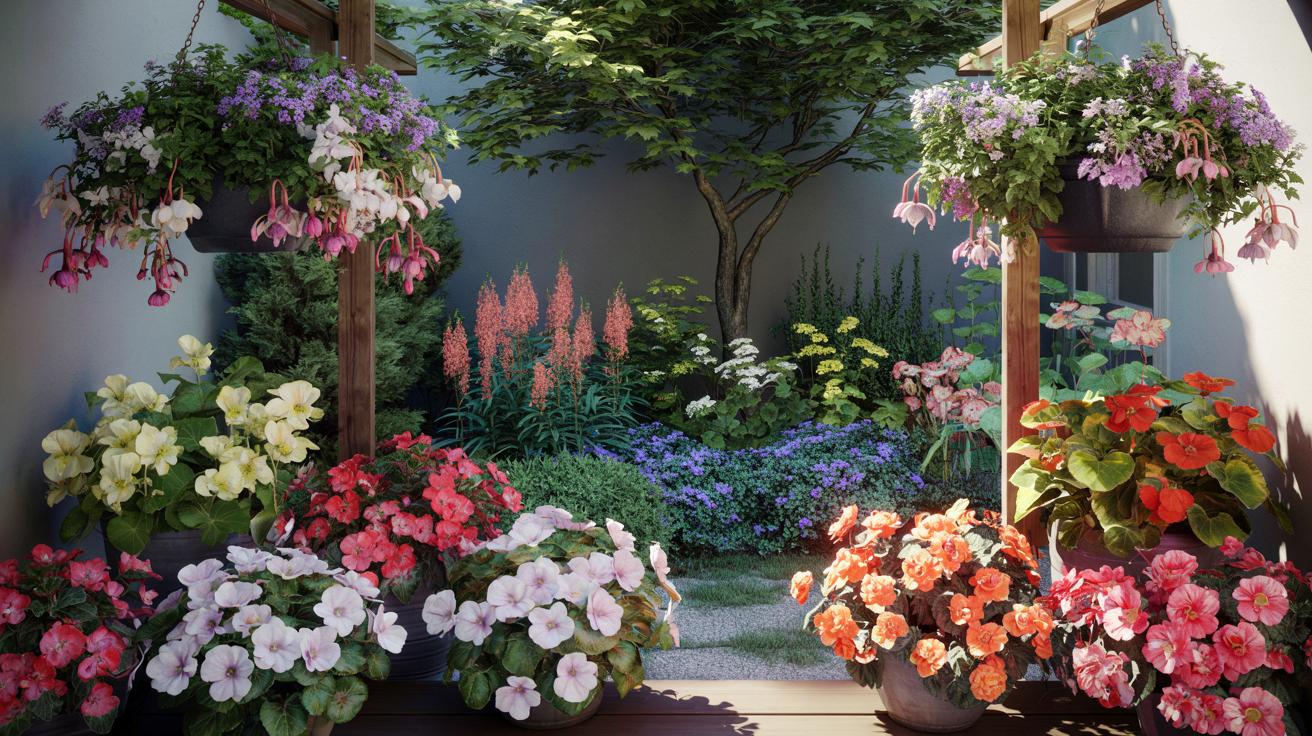 7 kwitnących hitów na cienisty balkon i zaciemniony ogród przez całe lato