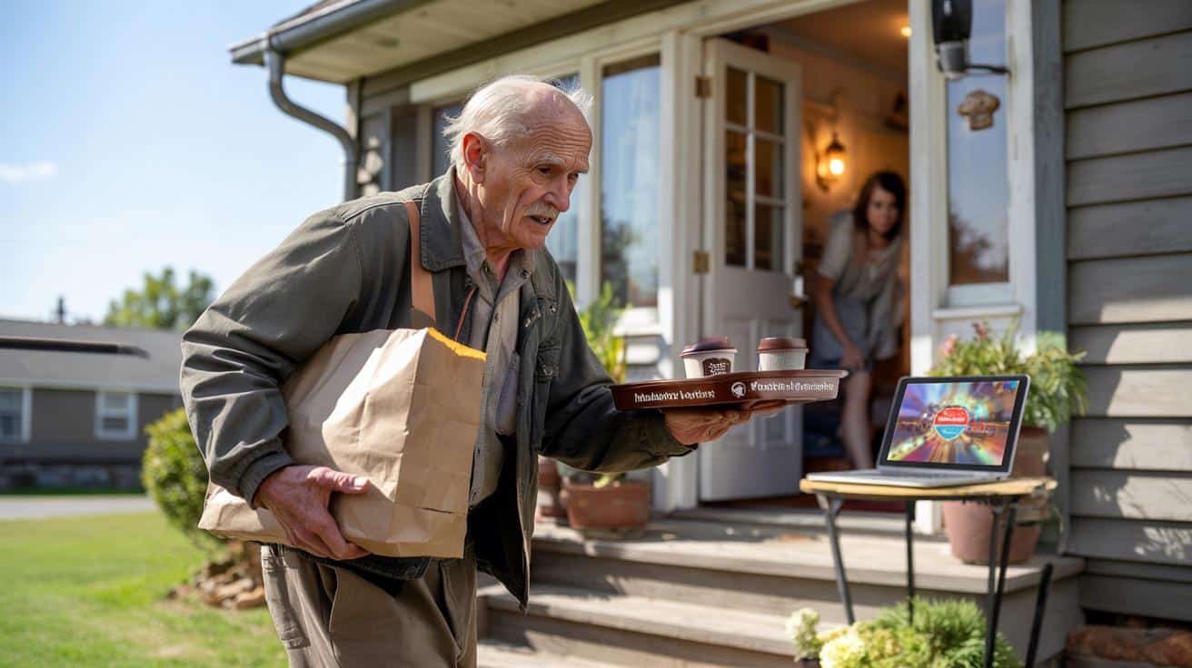 78‑latek woził jedzenie zamiast odpoczywać. Internet zrzucił się na jego emeryturę