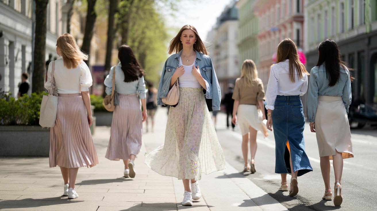 9 długich spódnic z sieciówek, które od razu robią wiosenny look