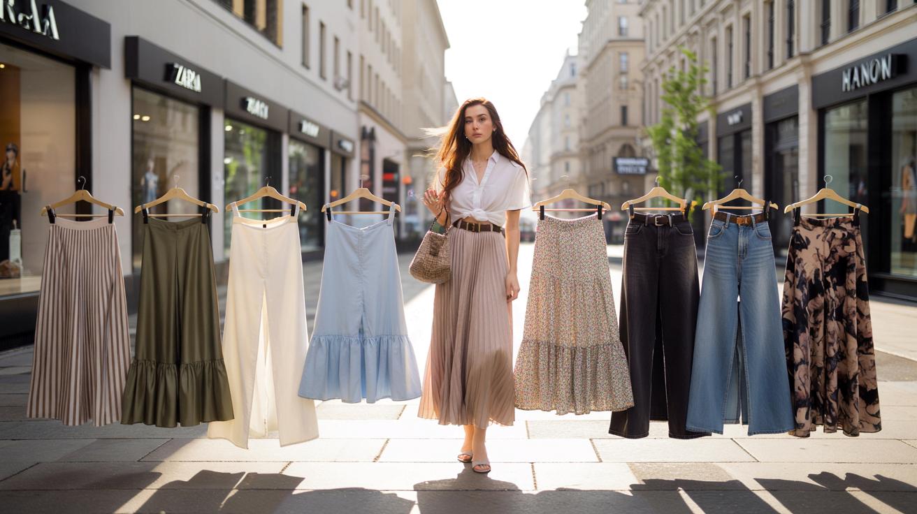9 długich spódnic z sieciówek, które zrobią wiosnę w twojej szafie