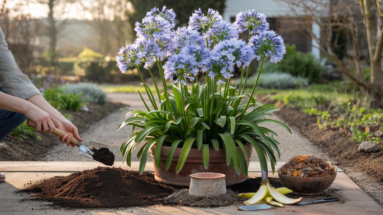 Agapanty z kosmicznymi kwiatami: jedna rzecz do zrobienia przed końcem marca