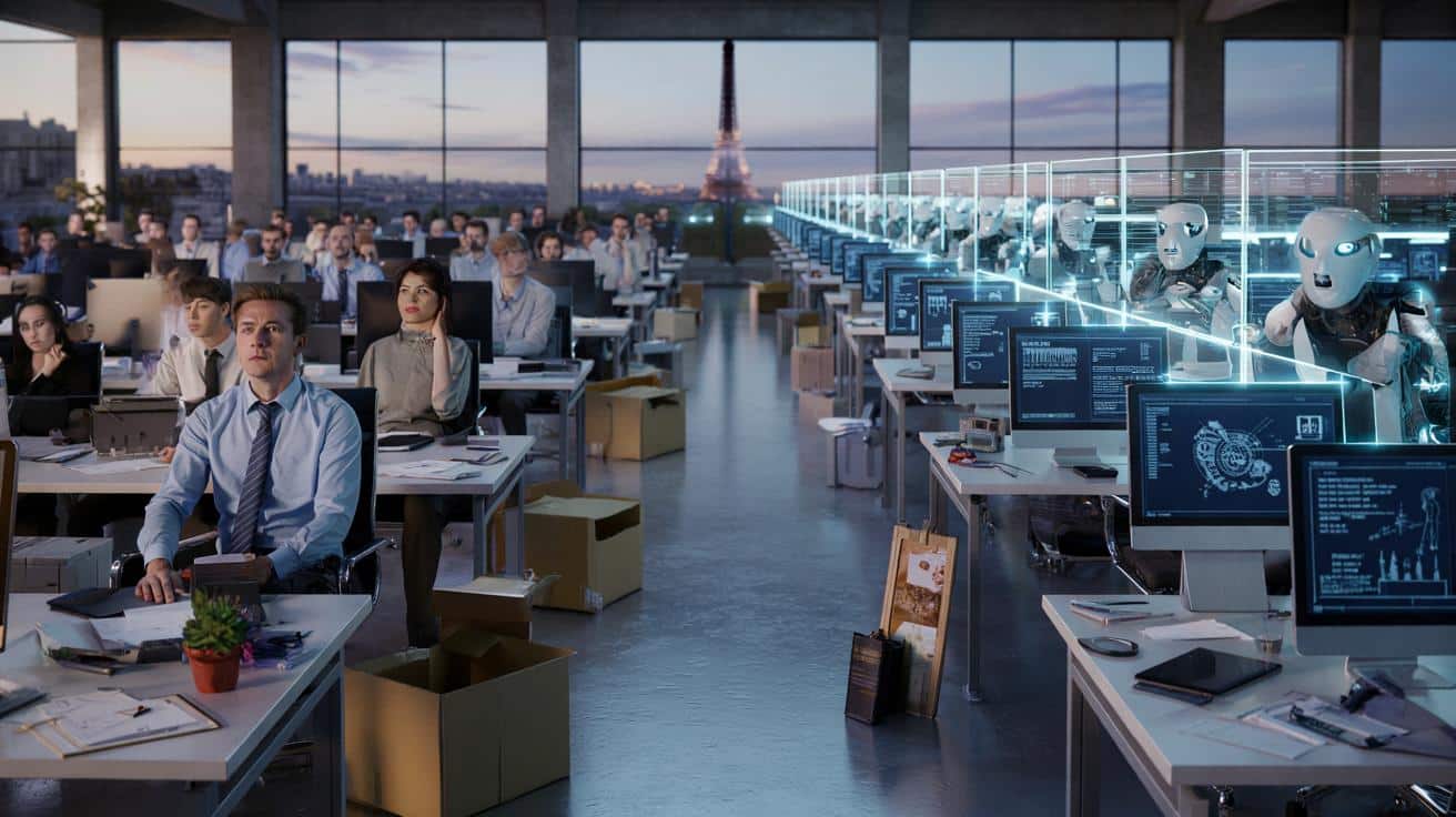 AI może zjeść co szóstą pracę: nowe dane z Francji mrożą krew