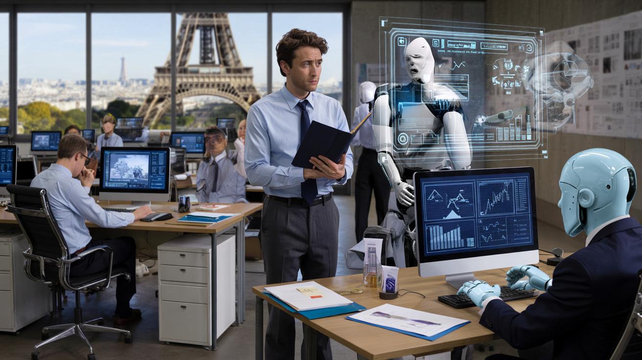 AI może „zjeść” co szóste etat we Francji. Nowe dane niepokoją