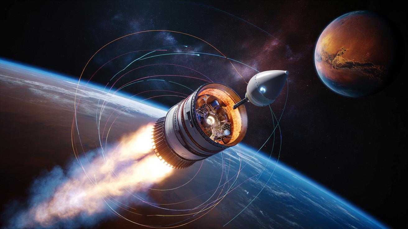 AI zmienia napęd rakiet: szybsza droga na Marsa i dalej