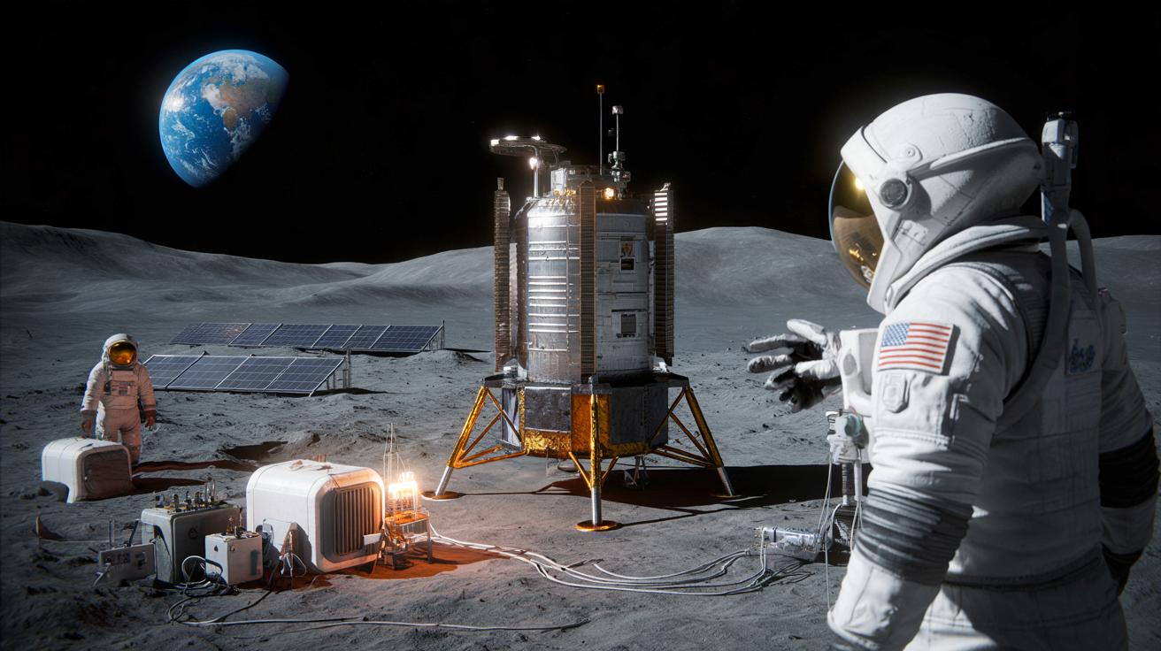 Amerykanie chcą zbudować reaktor jądrowy na Księżycu przed 2030 rokiem