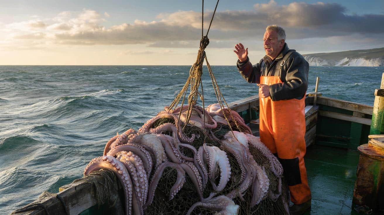 Anglię zalewa „ośmiornicza plaga”. Naukowcy alarmują, rybacy załamują ręce