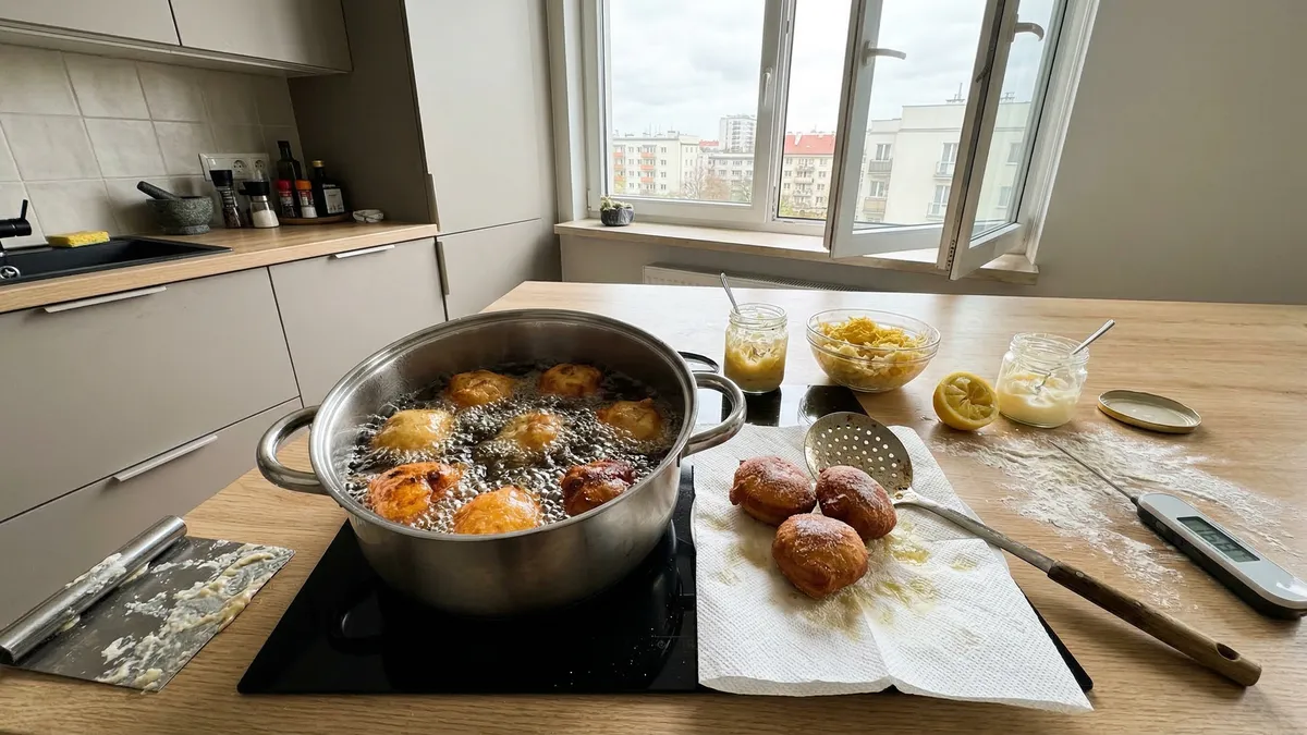 Bomboczki z jabłkami: szybkie drożdżowe kulki smażone, które znikają w minutę