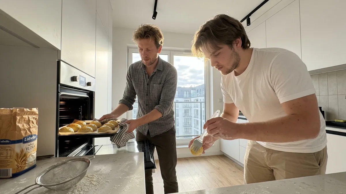 Bułeczki twarogowe bez drożdży: miękkie w środku i gotowe w 30 minut