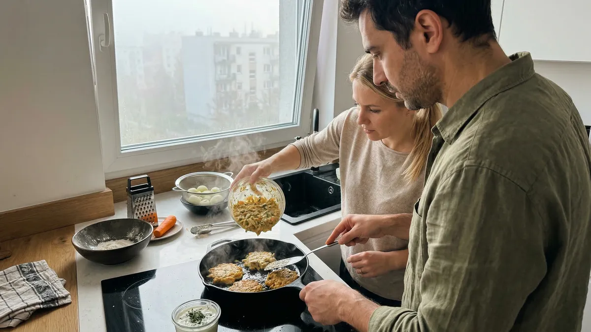Cebulniki, czyli placki z cebuli: prosty przepis na tani obiad z kilku składników