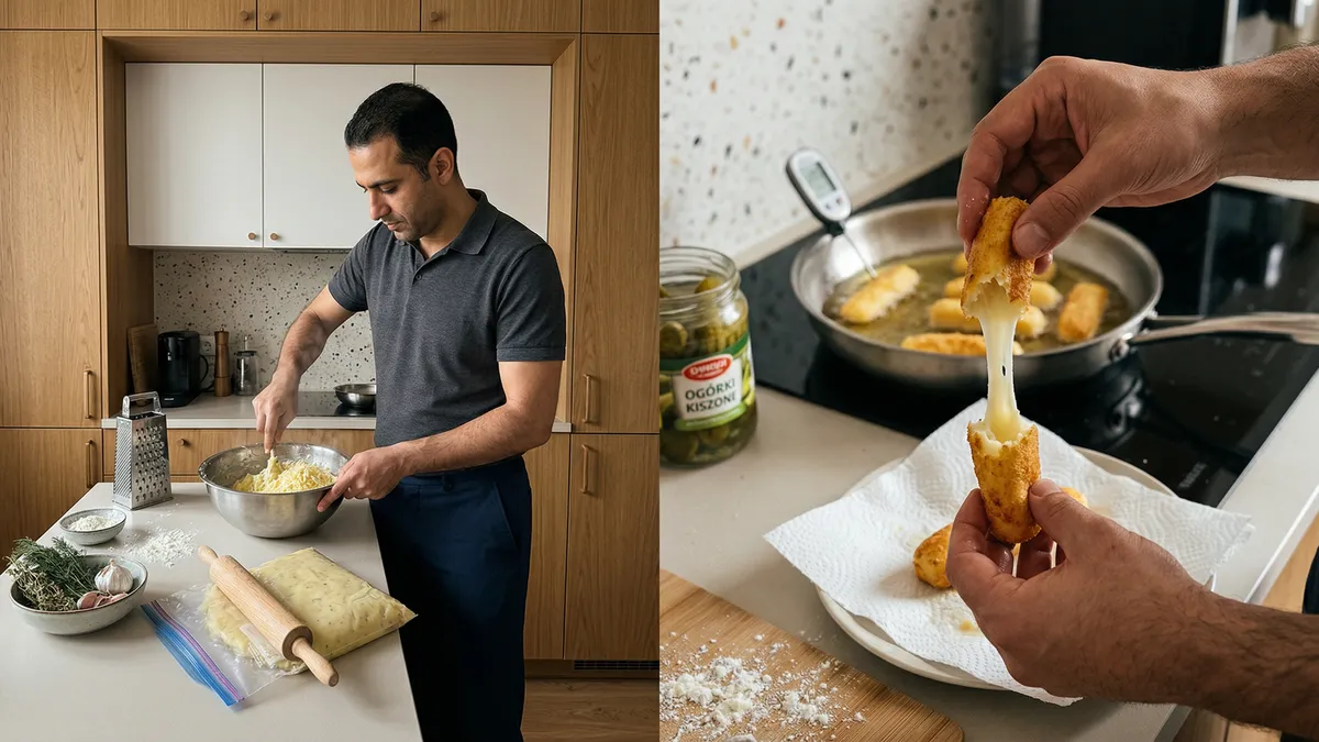 Chrupiące paluszki ziemniaczano-serowe w 30 minut: prosty przepis krok po kroku