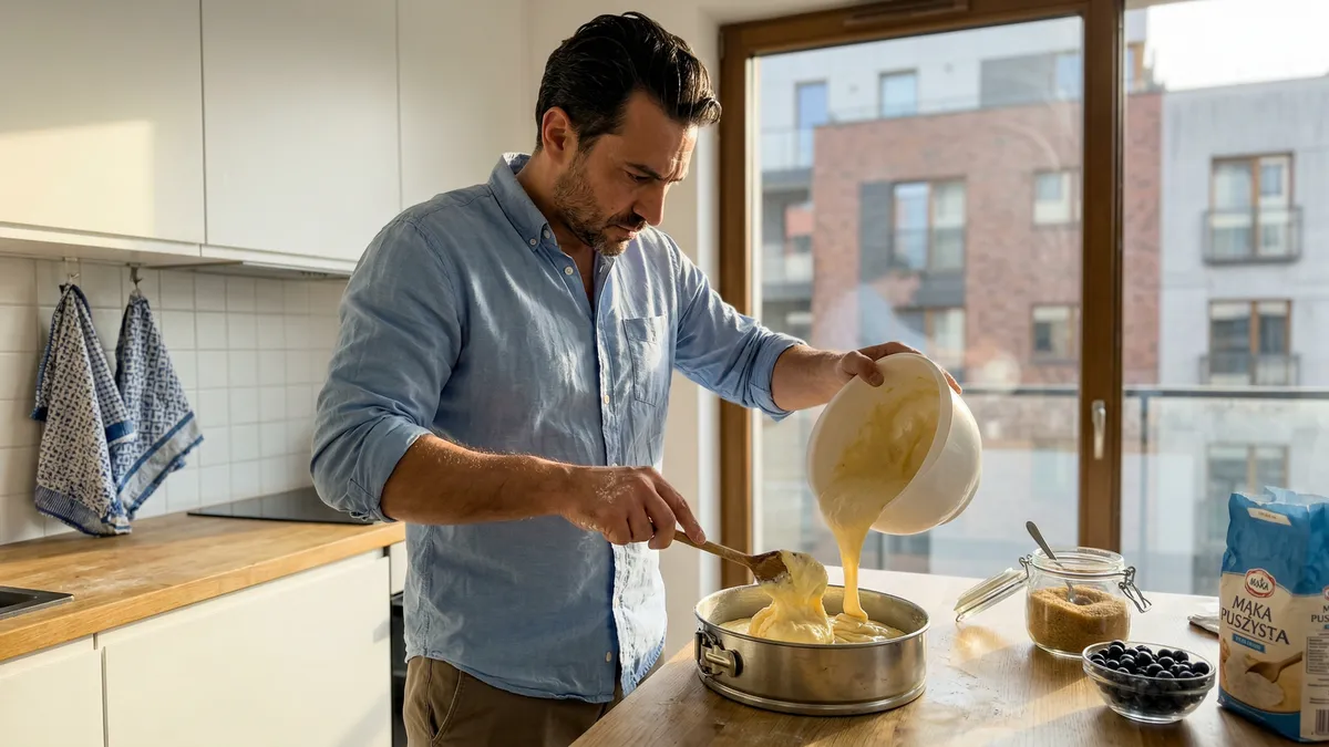 Ciasto wulkan bez drożdży: szybki przepis na puszyste ciasto z twarogiem jak watruszka