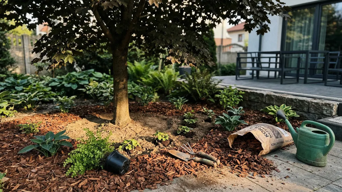 Co posadzić pod drzewem, żeby w cieniu było zielono od wiosny do jesieni