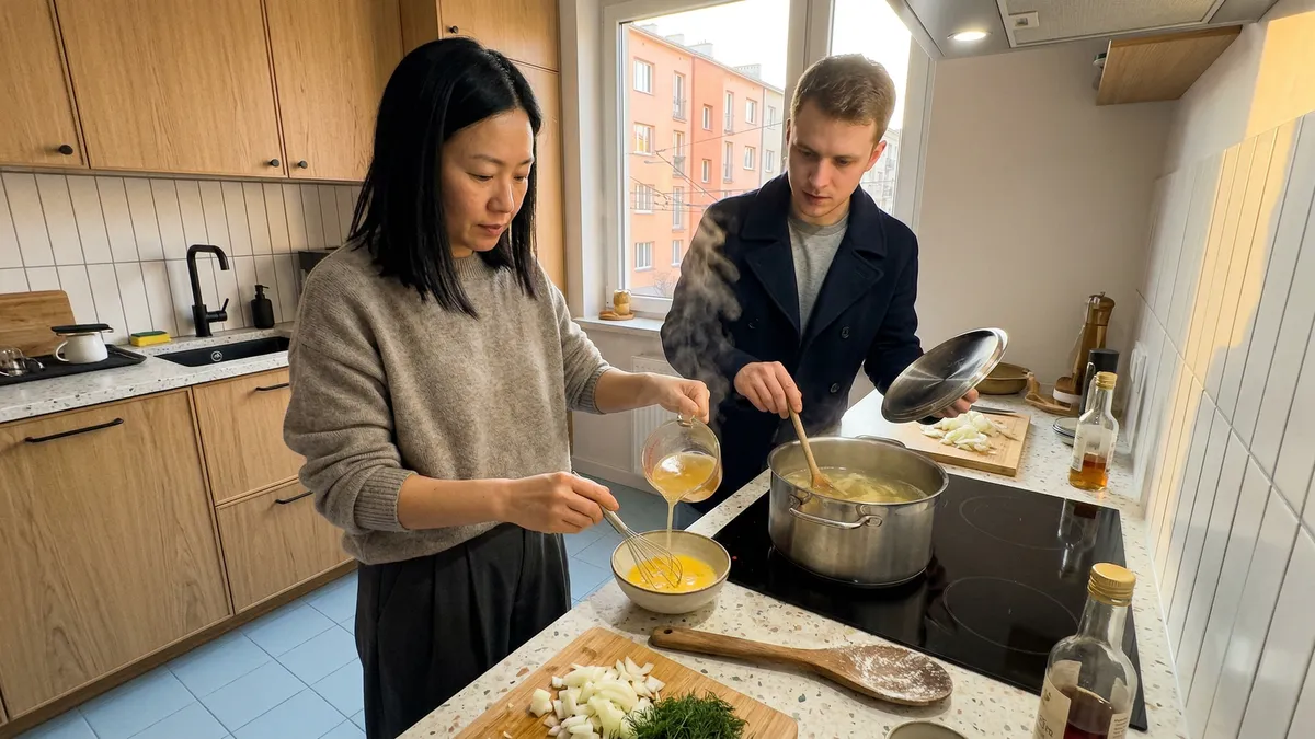 Czichirtma, czyli gruzińska zupa z kurczaka: dwa proste kroki do aksamitnej konsystencji