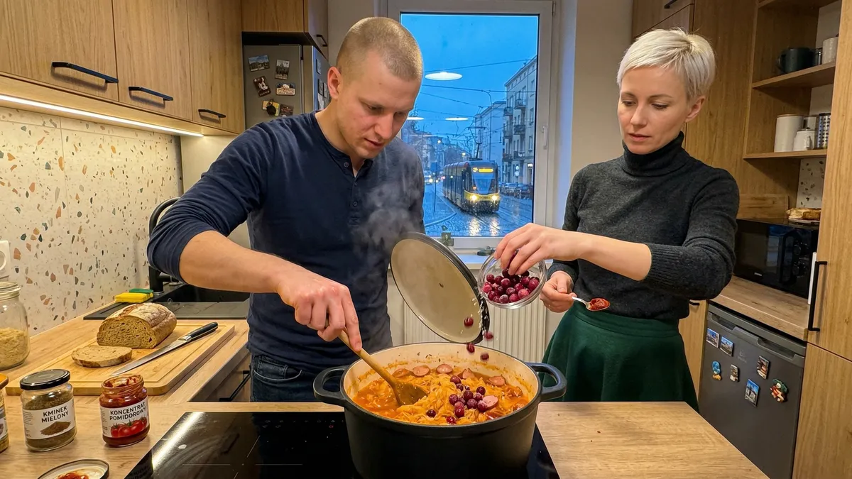 Duszona kapusta kiszona z cebulą i kminkiem: prosty klasyk w nowym wydaniu