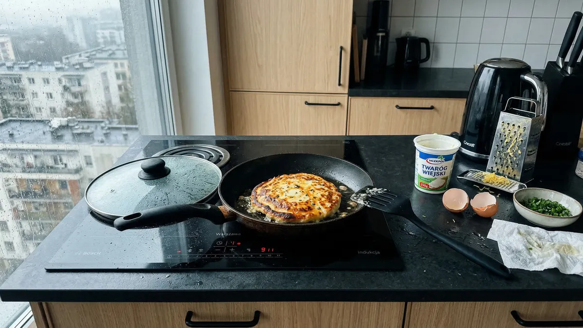 Ekspresowa lepinia serowo-twarogowa z patelni: sycące śniadanie w 15 minut