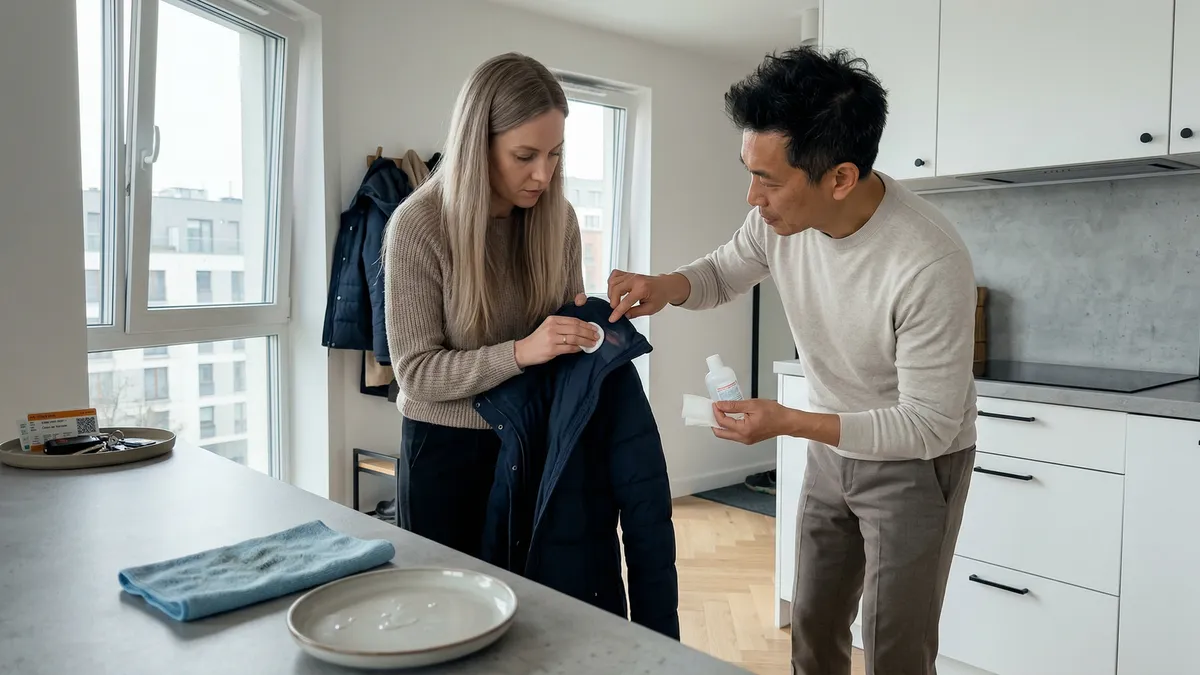 Jak wyczyścić puchówkę punktowo i nie zniszczyć puchu