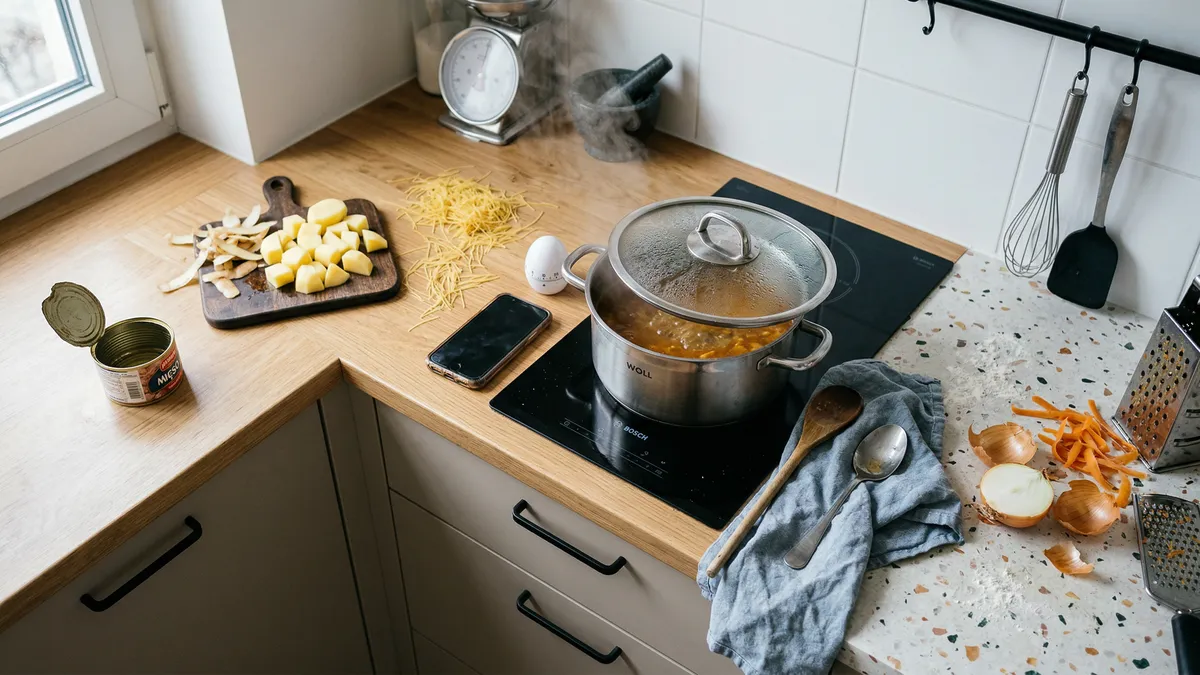 Kartoflanka z tuszonką w 30 minut: prosty patent, dzięki któremu wermiszel się nie rozgotuje