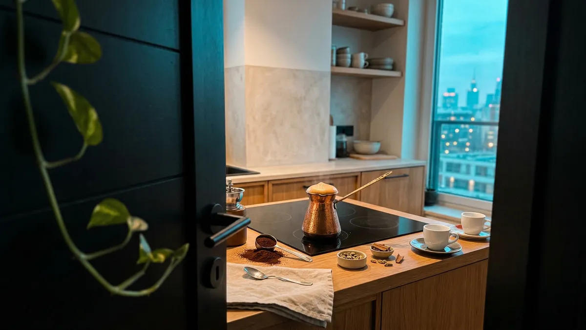 Kawa z turki krok po kroku: jak zrobić idealną piankę i nie doprowadzić do wrzenia