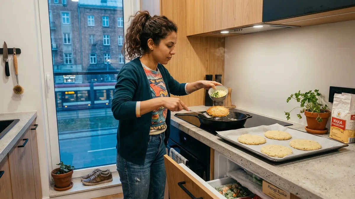 Kotlety ziemniaczane z cebulą i serem, które zawsze wychodzą i świetnie się mrożą