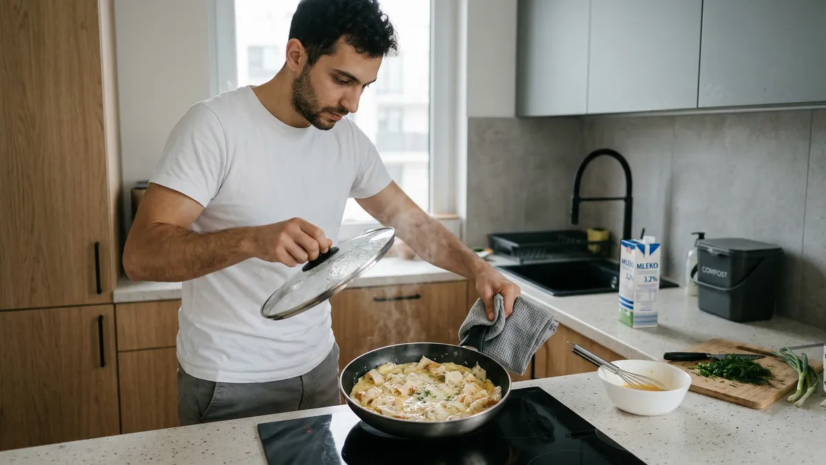 Leniwe chaczapuri z lawaszu w 10 minut: serowy hit z patelni