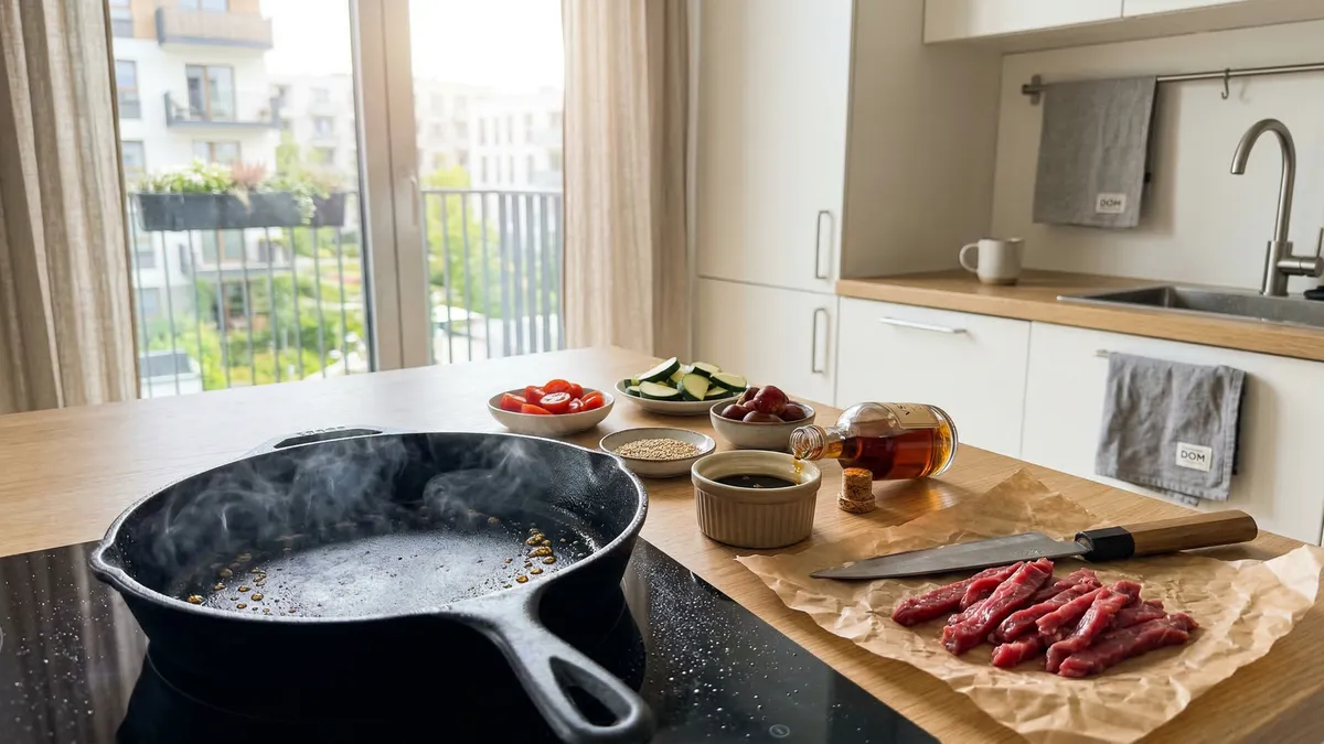 Miękka wołowina w 5 minut: szybki obiad z patelni, który smakuje jak z restauracji